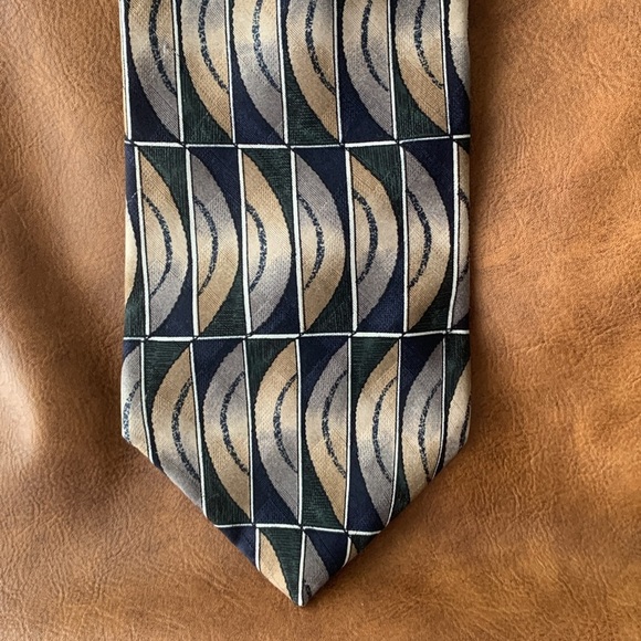 Venanzi Vintage 100% Silk Tie EUC XL 60" - Picture 2 of 7